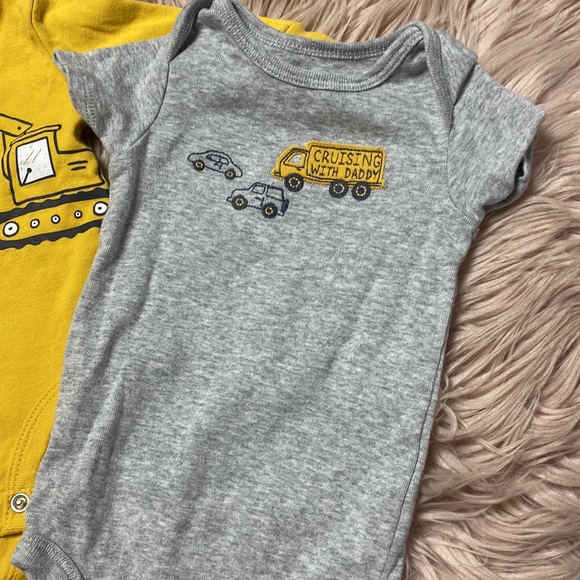 Baby Boy Trucks Onsies - Picture 3 of 4